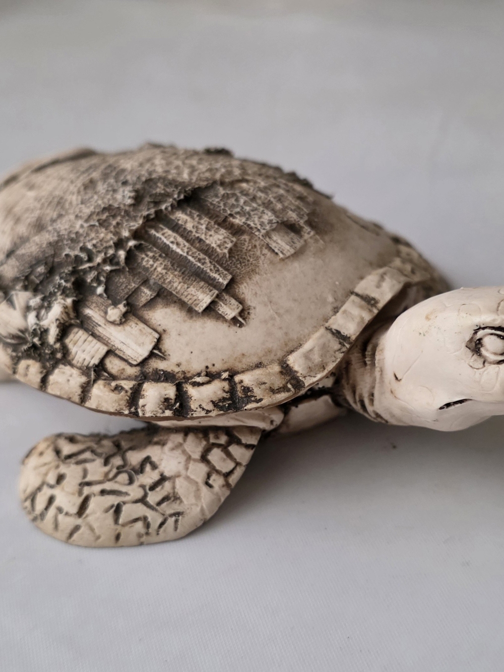 Decorative Turtle Trinket Box - Cream/Beige